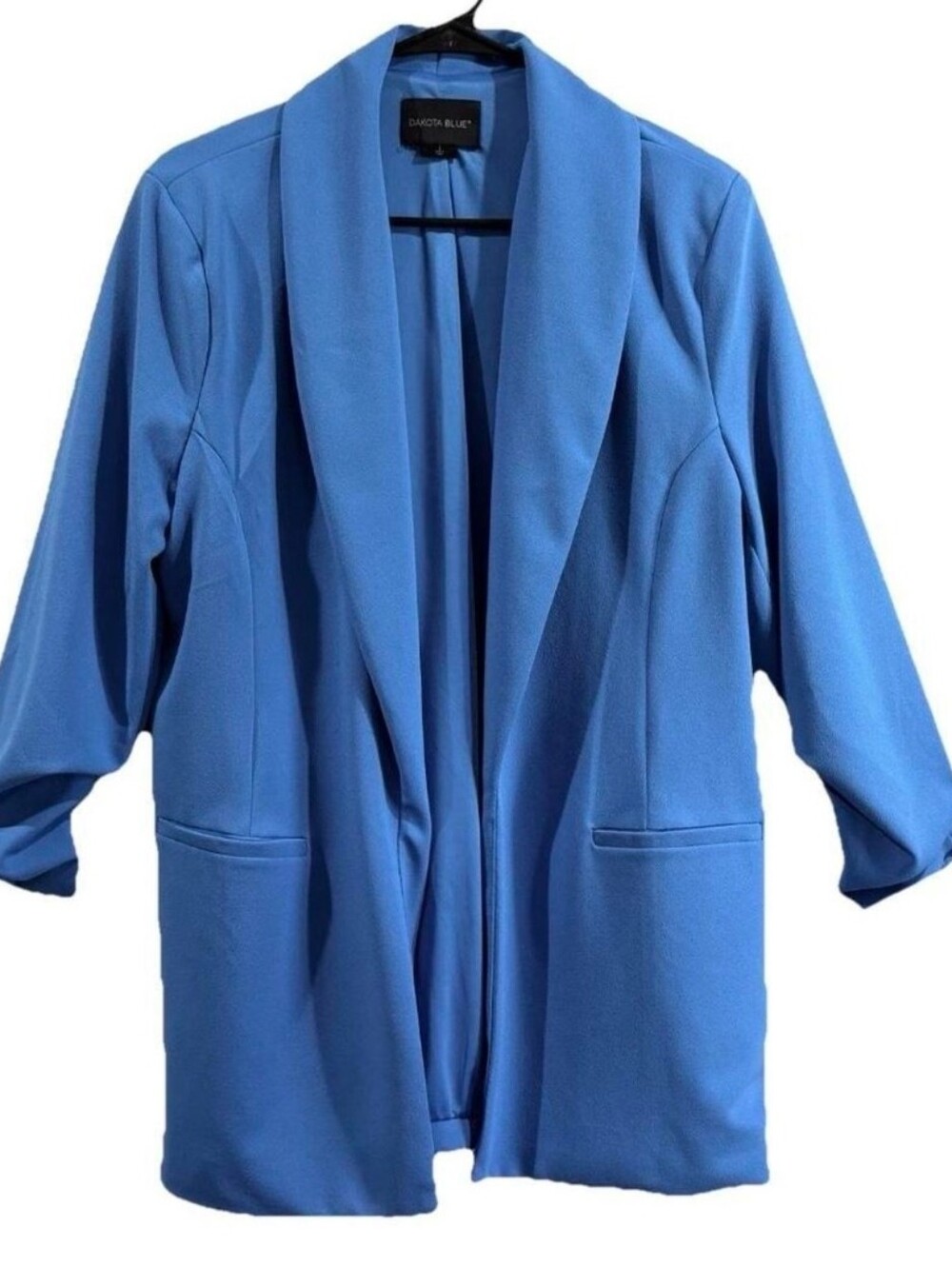 Dakota Blue Open Front Blazer - Bright Blue